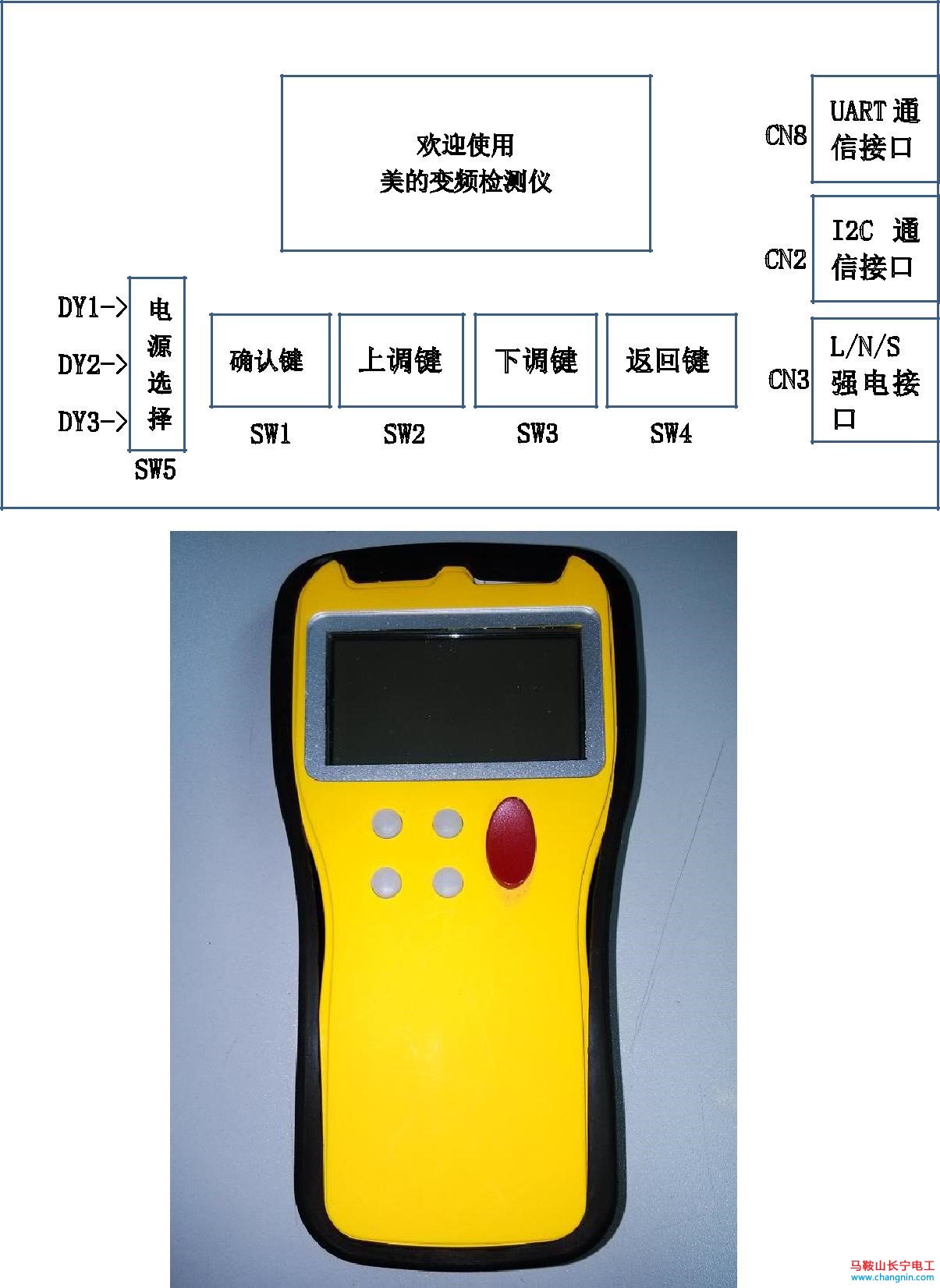 美的变频空调变频检测仪工装使用说明